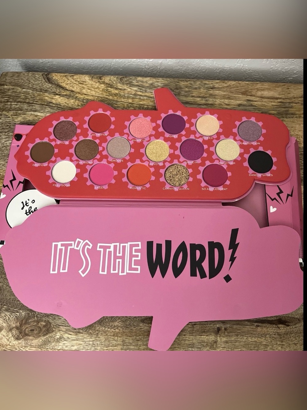 Revolution X Grease Rizzo It’s the Word! eyeshadow palette NEW Makeup